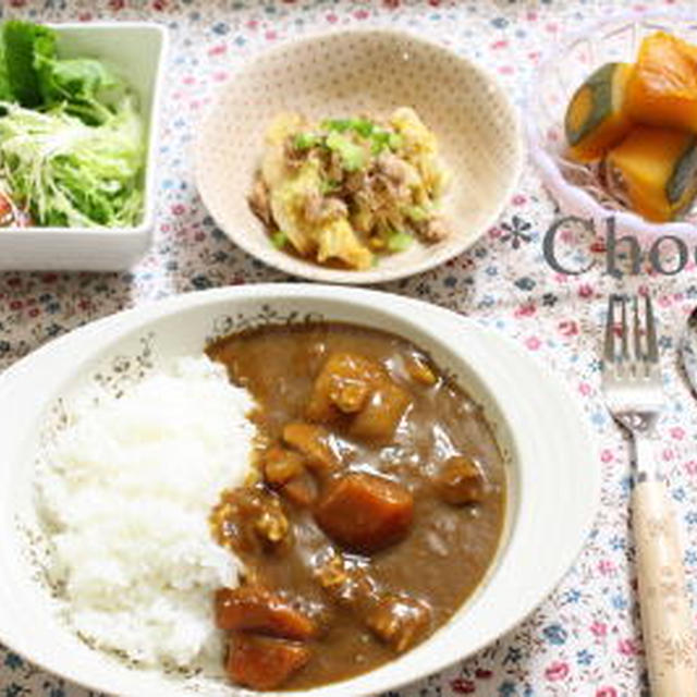 普通のカレーな晩ご飯