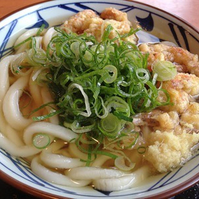 やっと丸亀製麺の「小エビのばら天うどん」