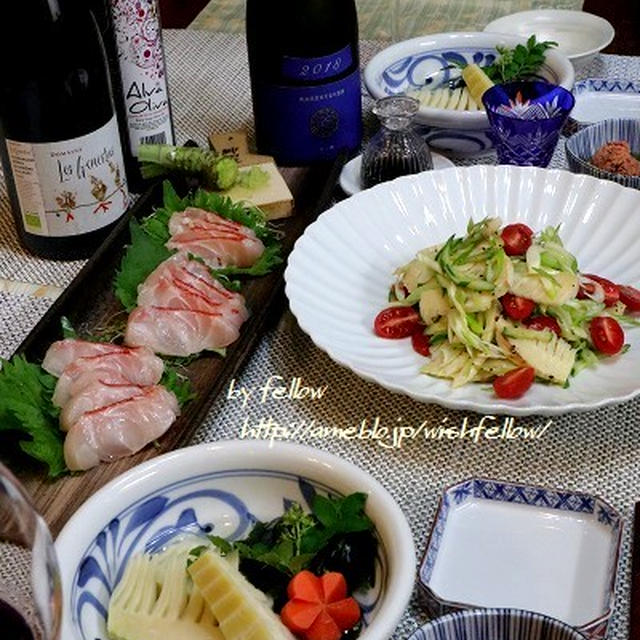 ◆熟成トロ金目鯛の炙り刺身でおうちごはん♪