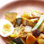 ＜インド風野菜炒め煮　かぼちゃと茄子のサブジ（ターメリック・コリアンダー・ガラムマサラ・クミン・クローブ）＞