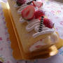 贈り物に、ロールケーキ！