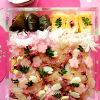 春爛漫♪鯛のさくら寿司でお花見弁当