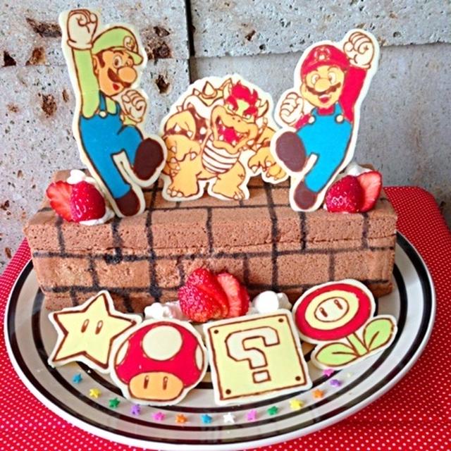 キャラケーキ スーパーマリオ 次男３歳バースデーケーキ By ザッキー さん レシピブログ 料理ブログのレシピ満載