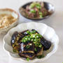 【ナスのポン酢焼き】簡単に3品作りました。あとは、すき焼きとなめたけ。
