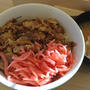 久しぶりに「松屋」の牛丼