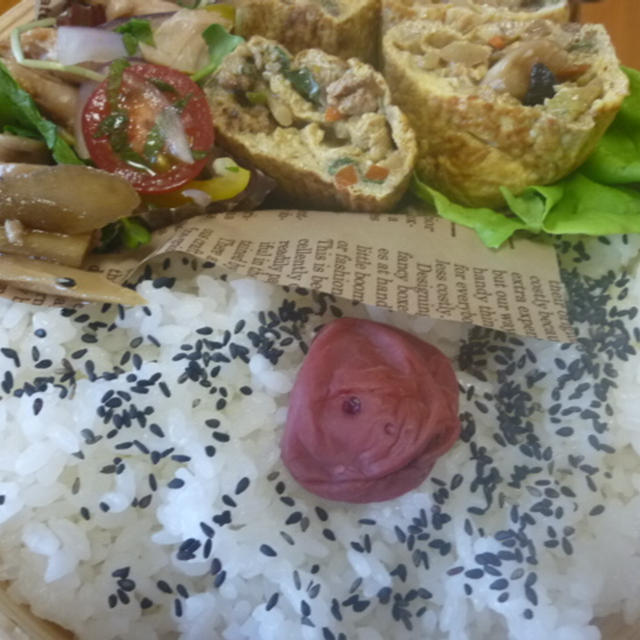 焼きそば卵焼き弁当★