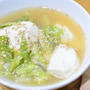 旬の白菜をたくさん使った白菜とくずし豆腐のごま味噌スープのレシピ★