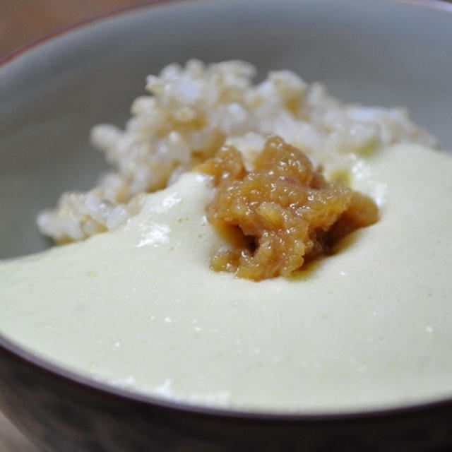 山の芋とろろかけごはん＊生姜みそトッピング