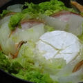 白菜とベーコンとスモークサーモンのチーズ鍋 by junjunさん