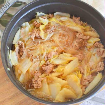 とろとろ白菜と豚肉のオイスターソース煮
