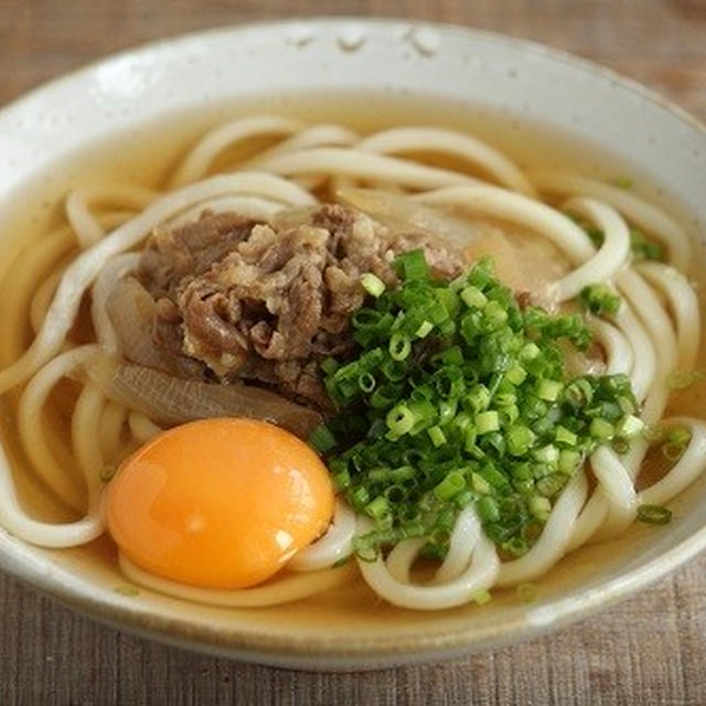 時間のない時に！5分で作れる簡単・肉うどん