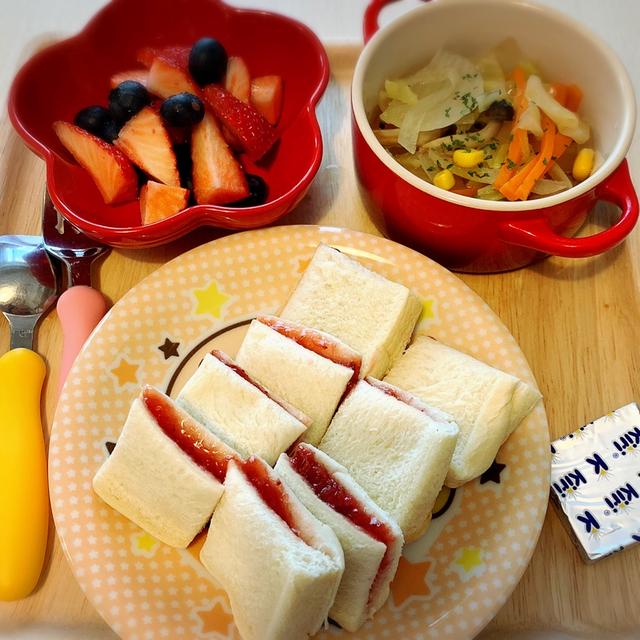息子の不思議な食べ方