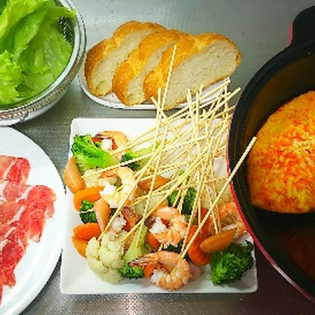 今夜はなべしゃぶ～☆(*^▽^*)