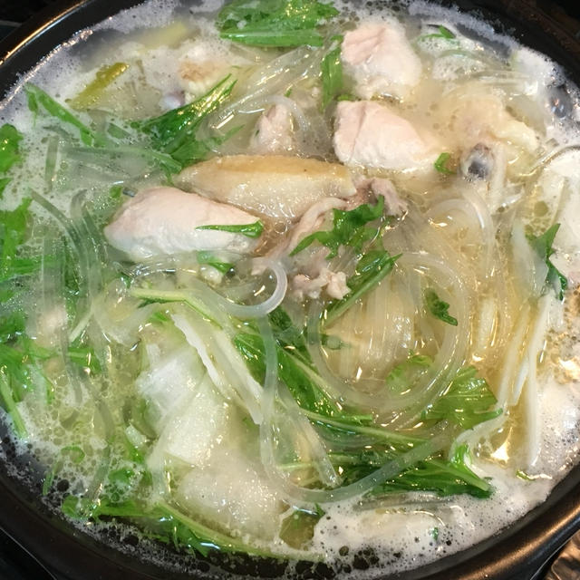 （レシピ）３種類の鶏肉を使った野菜たっぷり鍋