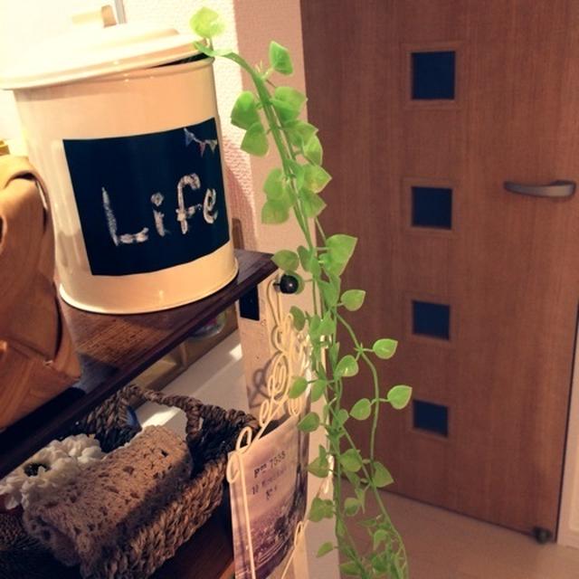 セリアの黒板シートとダイソーブリキ缶で♡仲良しプチDIY♡