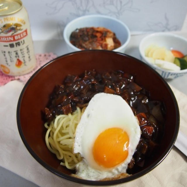 #002 韓国のジャージャン麺超簡単に作る。