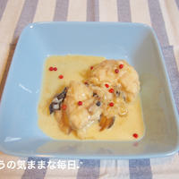 鶏肉のクリーム煮でクリスマス会でした☆