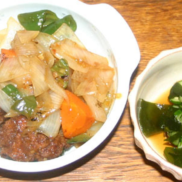 酢鶏ときゅうりの酢の物