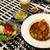カレーライス・採れたて茄子のラタトゥイユとリブロースステーキ♪