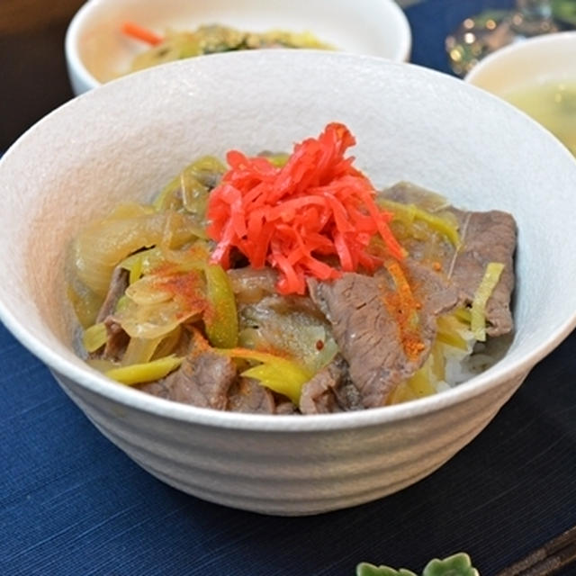 おうちで再現　～吉野家風牛丼～