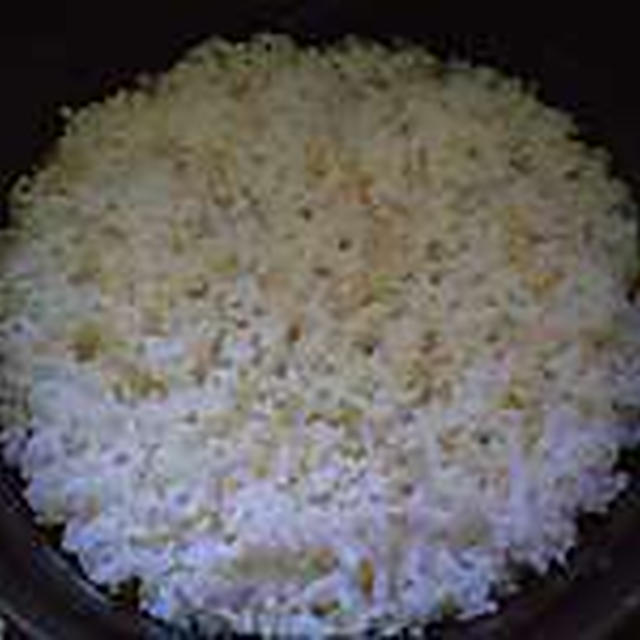 湯立てで白米（７８０）。。。長野県北安曇郡松川村特栽米コシヒカリ（おひさまの舞台）玄米と白米（あいざわ米店）