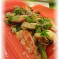 ルクエde牡蠣と彩り野菜のワイン蒸しバーニャカウダソース*
