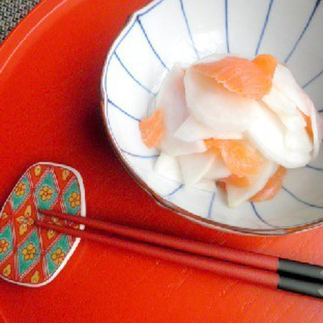 【簡単レシピ】かぶとスモークサーモンの柚子マリネ【#柚子　#簡単レシピ】