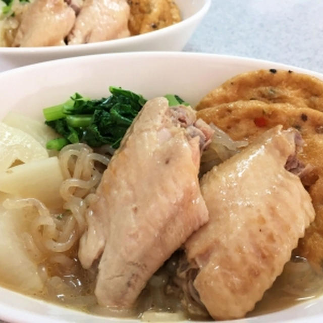 手羽中とがんもどきの煮物♪