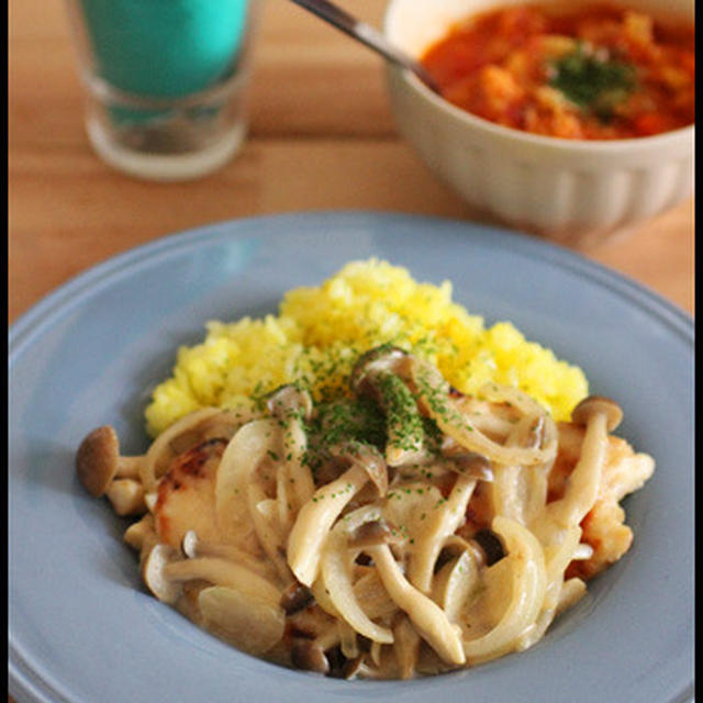 食費おたすけ！フライパンひとつで鶏むね肉のキノコクリームソースと子供の七不思議