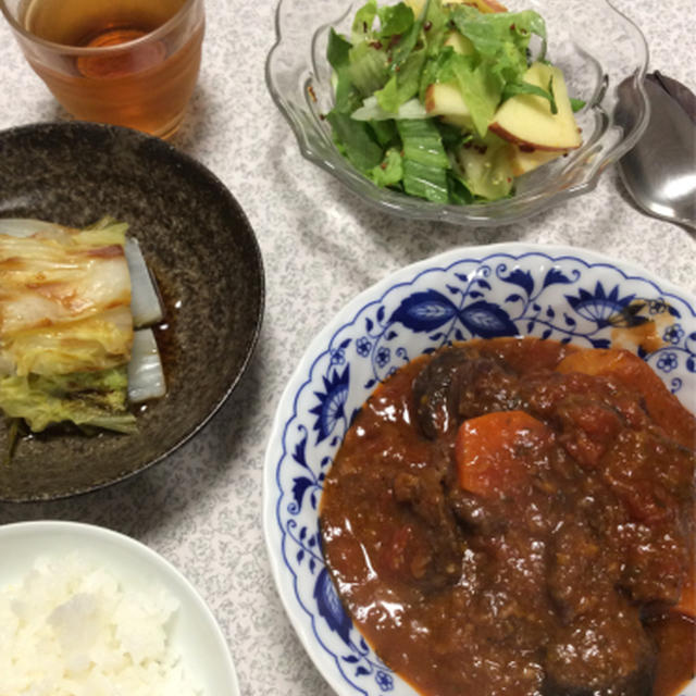 12月第2週、いちばんきほんなトマトビーフシチュー