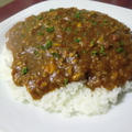 休日の前夜に「キーマカレー」