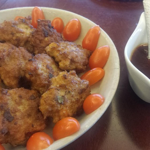 料理代行　海老団子に鰤やキャベツ＆蒸しケーキ