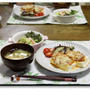 豆腐のトマトピザ