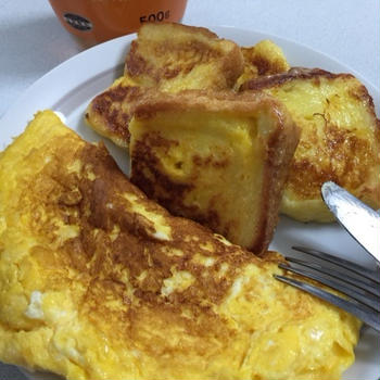 今日の朝ごはん