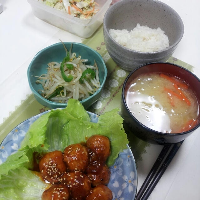 2012/11/26の晩ごはん。