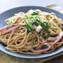 簡単美味しい！15分パスタレシピ「せりとイカのガーリックパスタ」