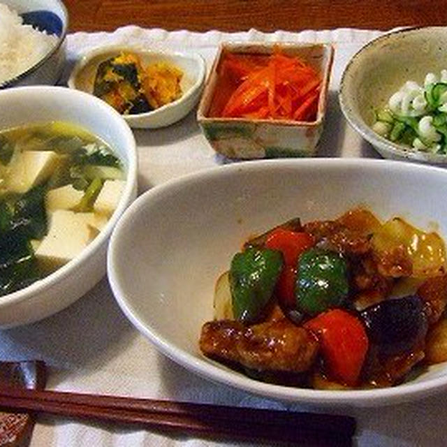 晩ごはん日記 酢豚の献立 By みぃぼーさん レシピブログ 料理ブログのレシピ満載