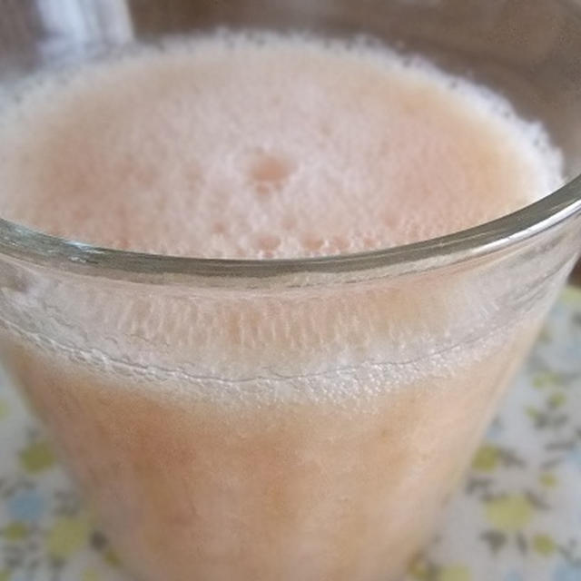 にんじんとグレープフルーツのピンクスムージー ジュースの効果のほどは By えつこさん レシピブログ 料理ブログのレシピ満載
