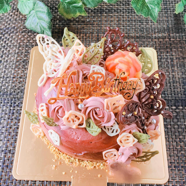 バラのチョコドームケーキ By Meruさん レシピブログ 料理ブログのレシピ満載