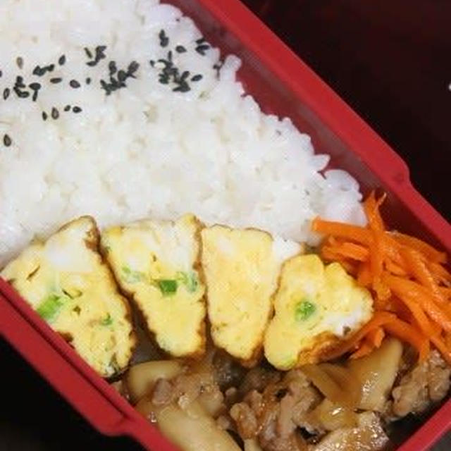 7月22日　　豚肉の甘辛炒め弁当