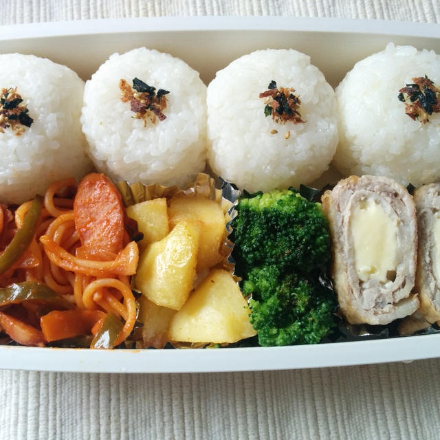 今日のお弁当　第1219号　～豚肉のチーズ巻き～