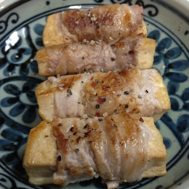 肉巻き豆腐♪