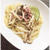 いかの塩辛ときのこの大人のパスタ