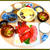 今夜は刺し盛りで和定食