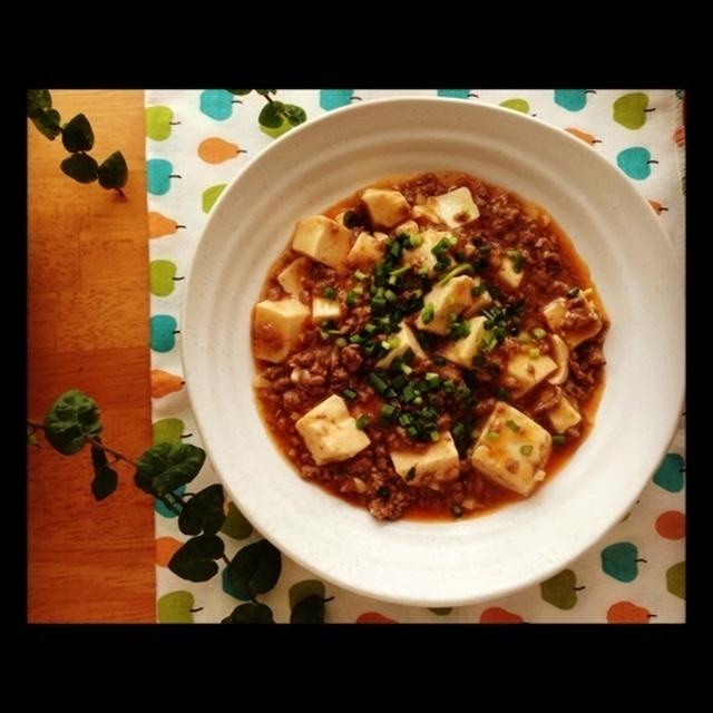 麻婆豆腐とおひさしぶりです！