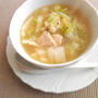 ささみと白菜の春雨スープ