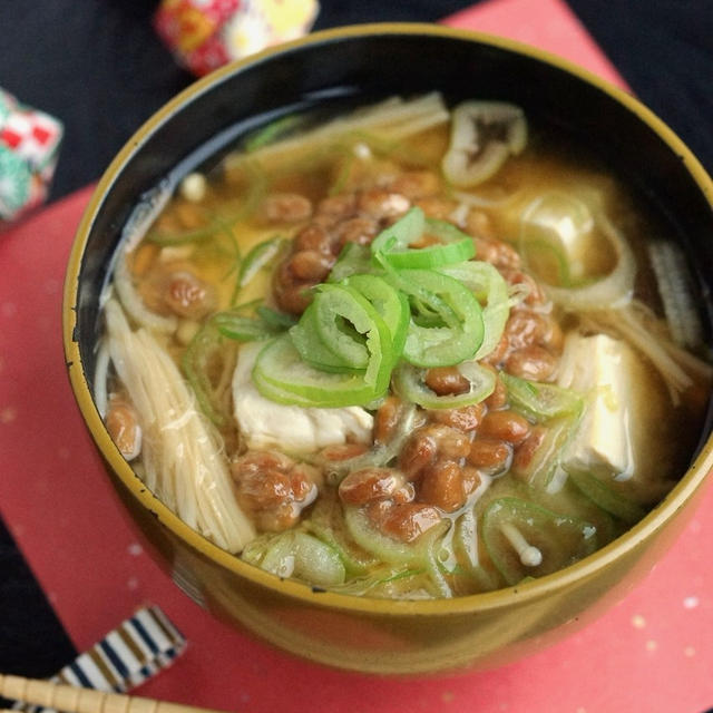 【糖尿病レシピ】納豆汁＆納豆のトースト