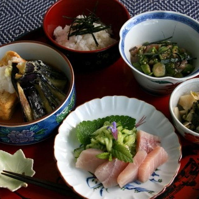 主人と二人で久しぶりの日本お惣菜料理