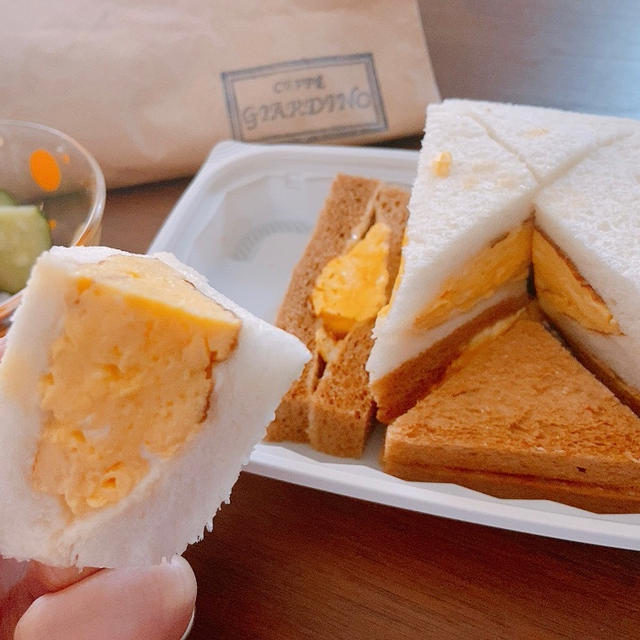 昨日の事。厚焼きたまごサンドイッチとケーキ♡ドラマ感想