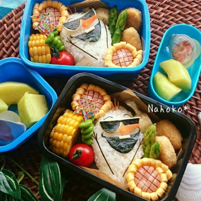 夏に憧れるオラフ❤キャラ弁